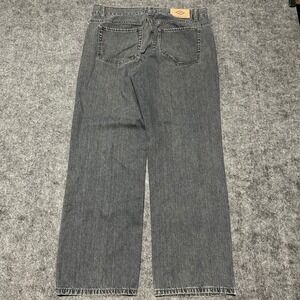 Joseph Abboud Jeans Inc Faded Black Straight Leg Denim Pants 36x32